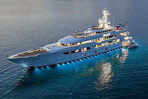 Яхта «близнеца Трампа»