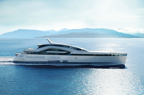 Feadship представила концепт HIVE длиной 115 м на Monaco Yacht Show